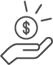 Money in Hand Icon